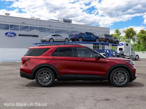 Ruby Red Metallic Tinted Clearcoat 2027 Ford Explorer ST-Line