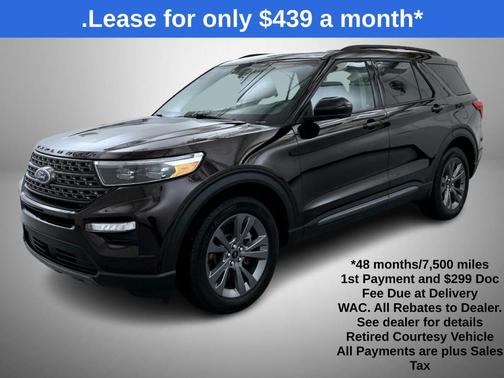 Red Metallic 2022 Ford Explorer XLT