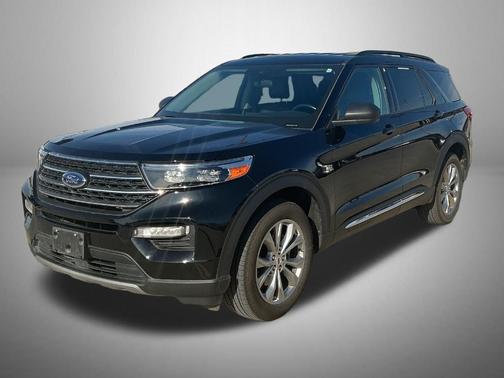 Agate Black Metallic 2023 Ford Explorer XLT