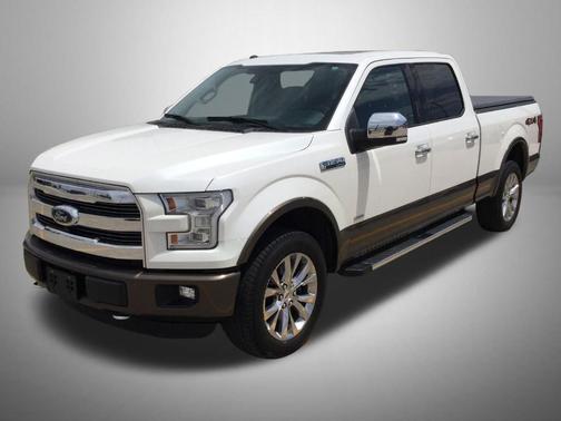 White Platinum Tri-Coat Metallic 2016 Ford F-150 Lariat