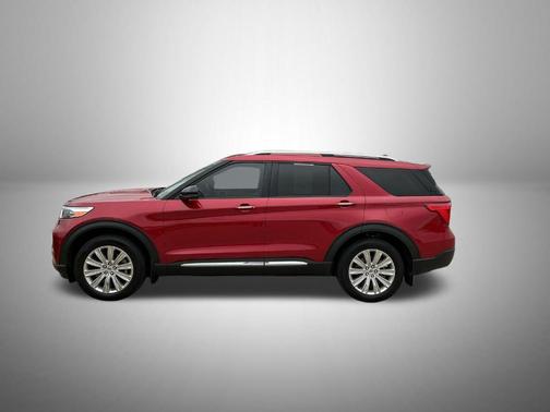 Red Metallic 2022 Ford Explorer Limited