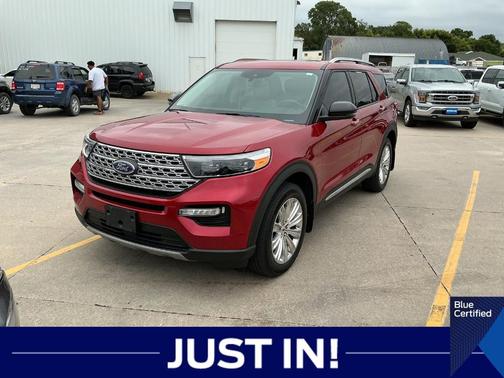 Red Metallic 2022 Ford Explorer Limited