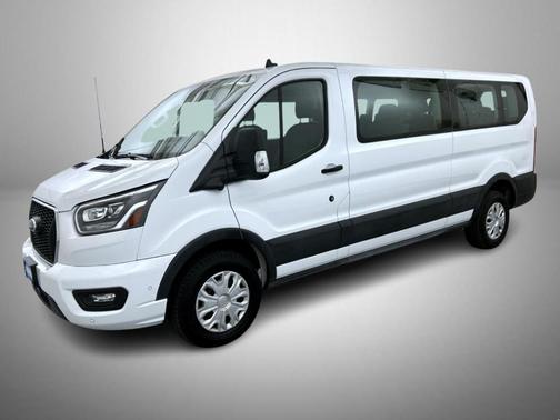 Oxford White 2023 Ford Transit-350 XLT