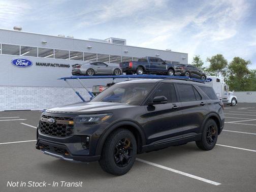 Agate Black Metallic 2026 Ford Explorer Tremor