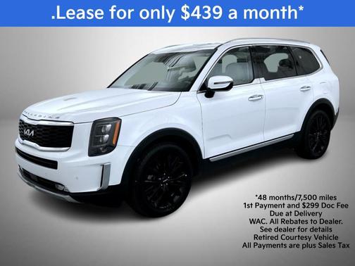 Glacial White Pearl 2022 Kia Telluride SX