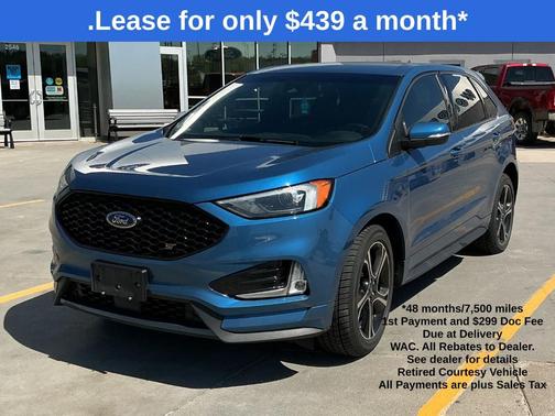 Ford Performance Blue Metallic 2020 Ford Edge ST
