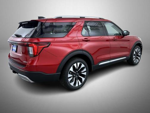 Rapid Red Metallic Tinted Clearcoat 2026 Ford Explorer Platinum