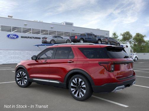 Rapid Red Metallic Tinted Clearcoat 2026 Ford Explorer Platinum