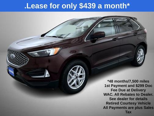 Burgundy Velvet Metallic Tinted Clearcoat 2024 Ford Edge SEL