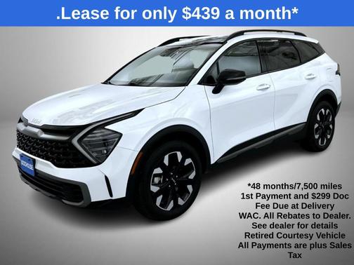 Glacial White Pearl 2024 Kia Sportage X-Line