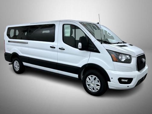 Oxford White 2024 Ford Transit-350 XLT