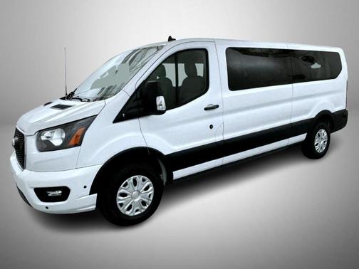 Oxford White 2024 Ford Transit-350 XLT