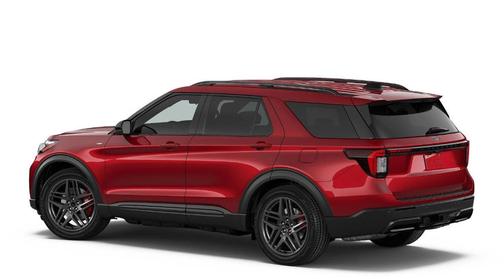 Rapid Red Metallic Tinted Clearcoat 2026 Ford Explorer ST-Line