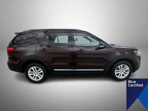 Burgundy Velvet Metallic Tinted Clearcoat 2018 Ford Explorer XLT