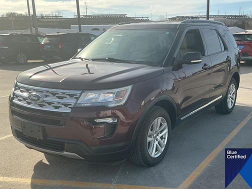 Burgundy Velvet Metallic Tinted Clearcoat 2018 Ford Explorer XLT