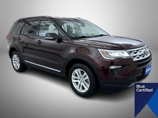 Burgundy Velvet Metallic Tinted Clearcoat 2018 Ford Explorer XLT