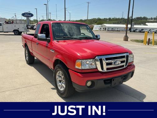 Red 2009 Ford Ranger XLT