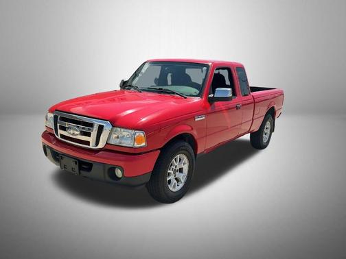 Red 2009 Ford Ranger XLT