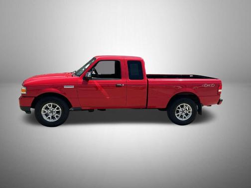 Red 2009 Ford Ranger XLT
