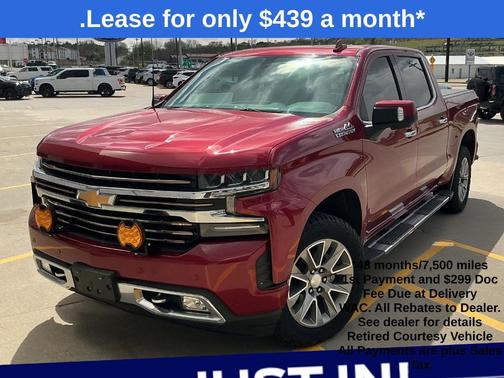 Cajun Red Tintcoat 2019 Chevrolet Silverado 1500 High Country