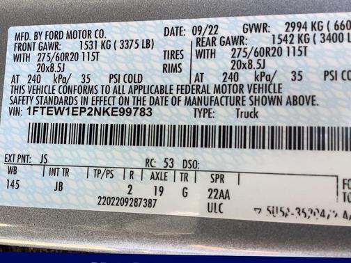 2022 Ford F-150 XL