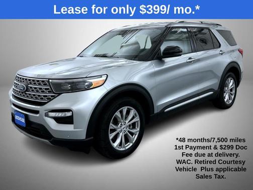 Iconic Silver Metallic 2024 Ford Explorer Limited