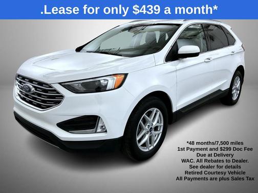 Oxford White 2022 Ford Edge SEL