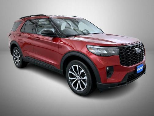 Rapid Red Metallic Tinted Clearcoat 2026 Ford Explorer ST-Line