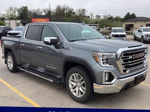 Satin Steel Metallic 2021 GMC Sierra 1500 SLT