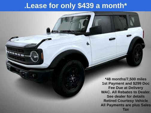 Oxford White 2024 Ford Bronco Black Diamond