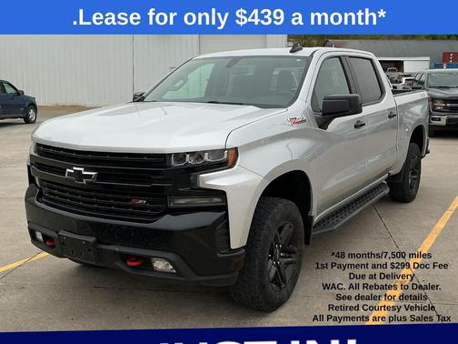 Silver Ice Metallic 2021 Chevrolet Silverado 1500 LT Trail Boss