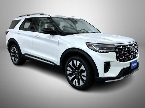Star White 2026 Ford Explorer Platinum