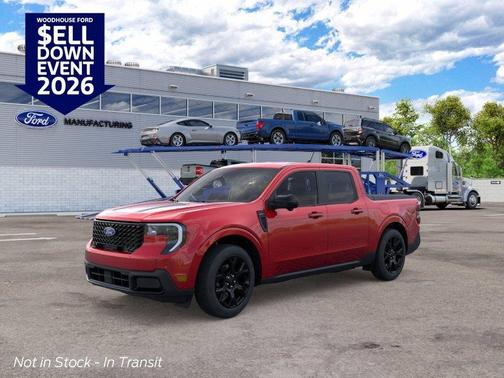 Ruby Red Metallic Tinted Clearcoat 2026 Ford Maverick Lariat