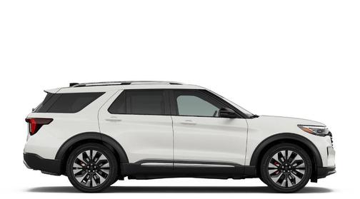 Star White 2026 Ford Explorer Platinum