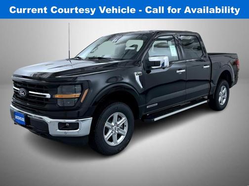 Agate Black Metallic 2025 Ford F-150 XLT