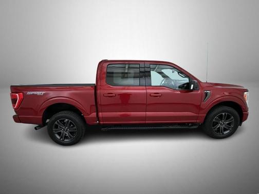 Red Metallic 2021 Ford F-150 XLT