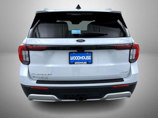White Metallic 2025 Ford Explorer Platinum