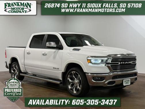 Bright White Clearcoat 2021 RAM 1500 Laramie