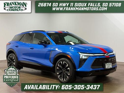 Riptide Blue Metallic 2025 Chevrolet Blazer EV AWD RS