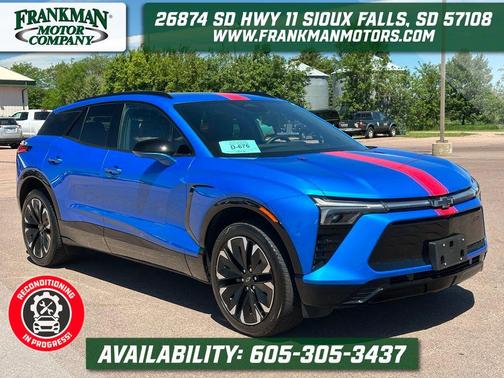 Riptide Blue Metallic 2025 Chevrolet Blazer EV AWD RS