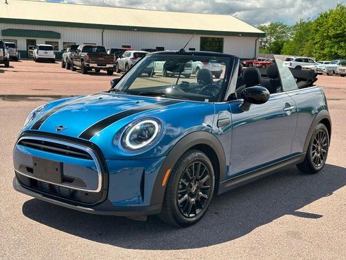 Island Blue Metallic 2024 MINI Convertible Cooper