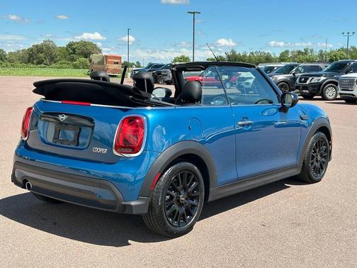 Island Blue Metallic 2024 MINI Convertible Cooper