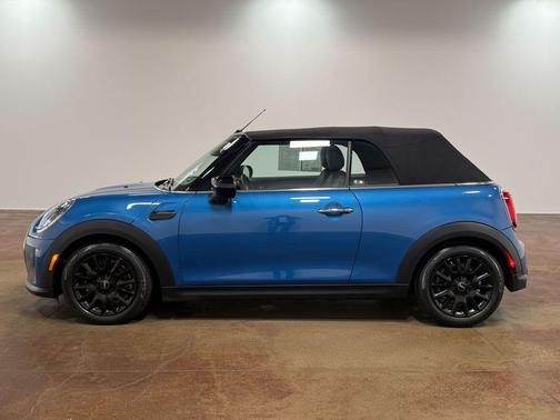 Island Blue Metallic 2024 MINI Convertible Cooper