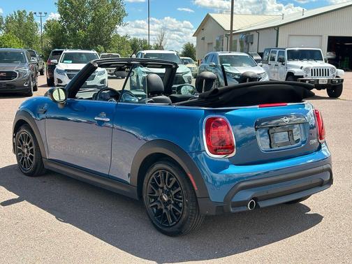 Island Blue Metallic 2024 MINI Convertible Cooper