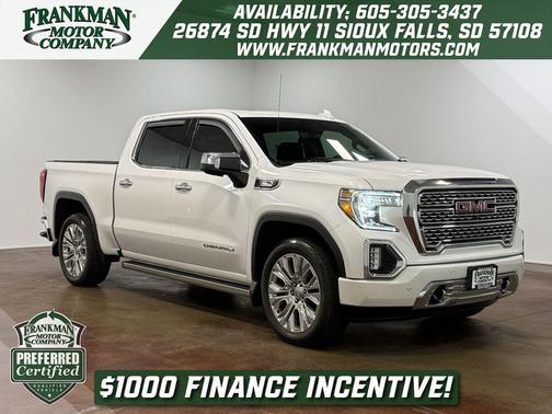 White Frost Tricoat 2020 GMC Sierra 1500 Denali