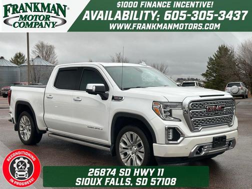 White Frost Tricoat 2020 GMC Sierra 1500 Denali