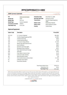 2009 Porsche 911 911 Carrera Cabriolet