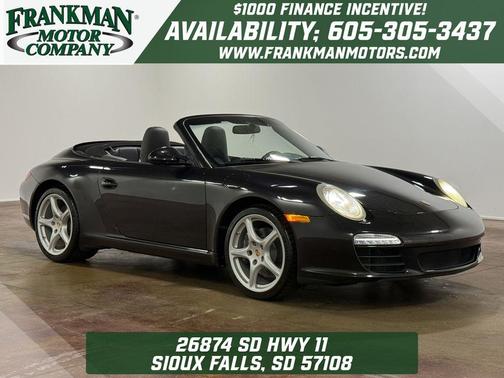 Basalt Black Metallic 2009 Porsche 911 911 Carrera Cabriolet