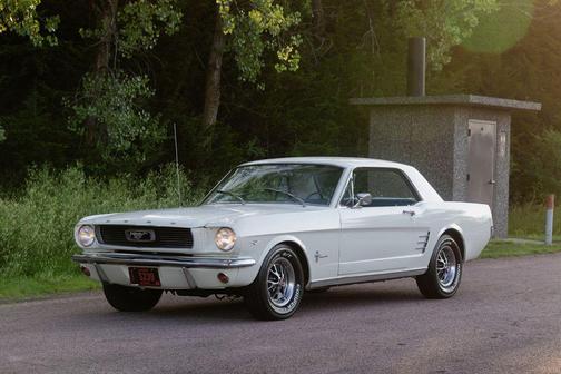 White 1966 Ford Mustang Base