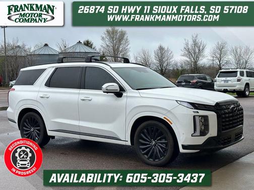 Hyper White 2025 Hyundai PALISADE Calligraphy Night Edition